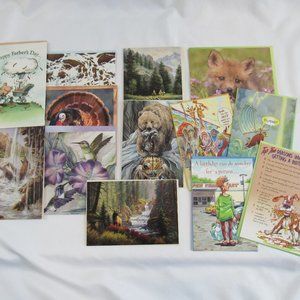 Learnin' Tree Greeting Cards 13 Count Religious, Birthday, Holiday, Humorous